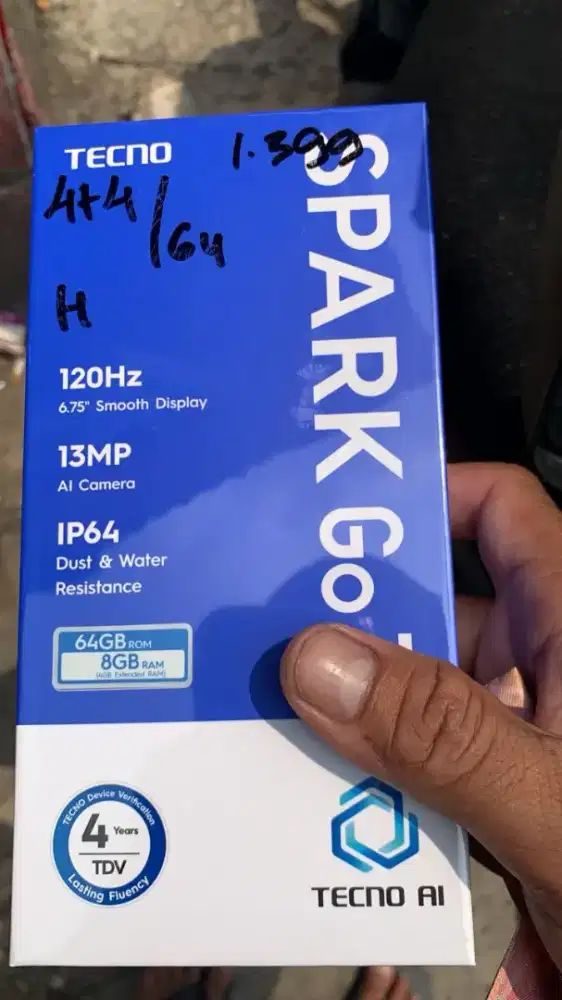 Tecno spark go 3 ram 4+64 Gb segeellll NETT