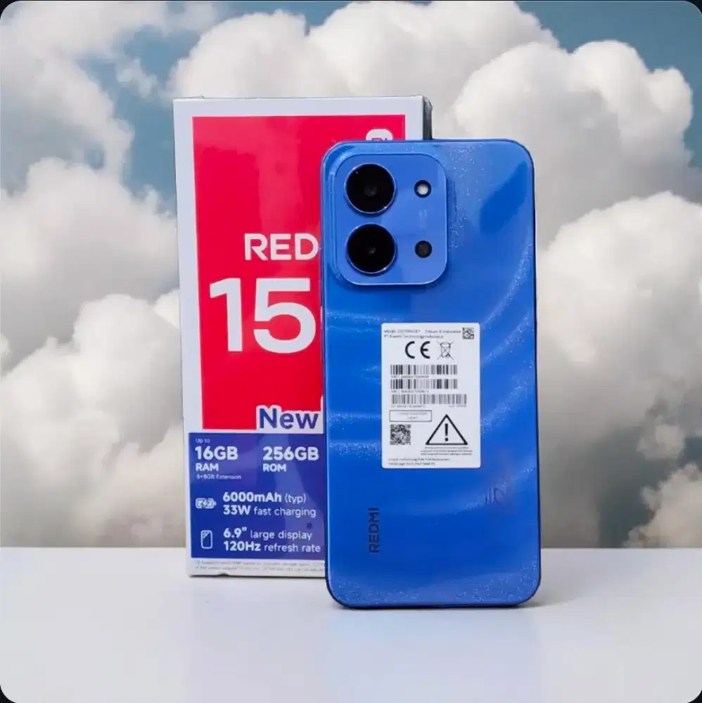 Ram 8+8 memori 256GB - Xiaomi Redmi 15C bening