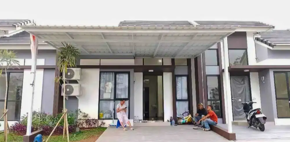 Pasang kanopi baja ringan