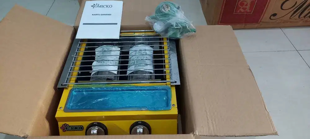 Panggangan Sosis 2 Tungku,Merk Omicko ,Type LR-Q2-B.Murah/NET.