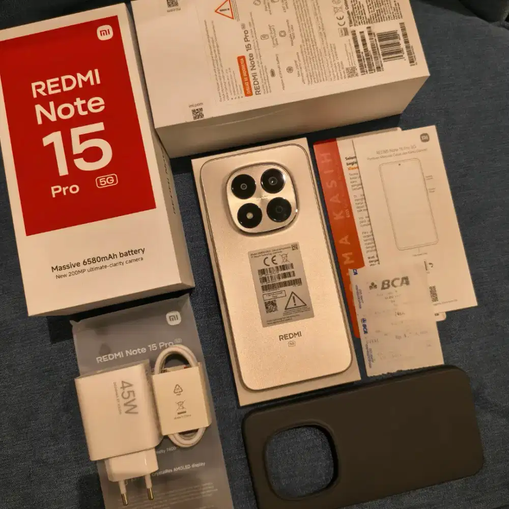 Redmi Note 15 Pro 5G 8/256GB Titanium Garansi Resmi Indonesia panjang
