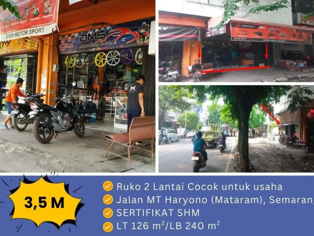 DIJUAL RUMAH TOKO MURAH AKSES 0 JALAN RAYA