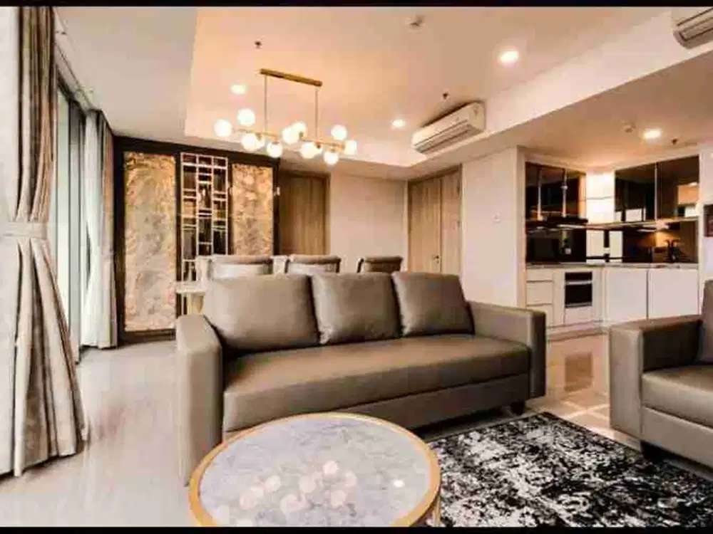 Disewakan Apartemen Hillcrest Karawaci Kamar 3+1 Full Furnished Design Interior