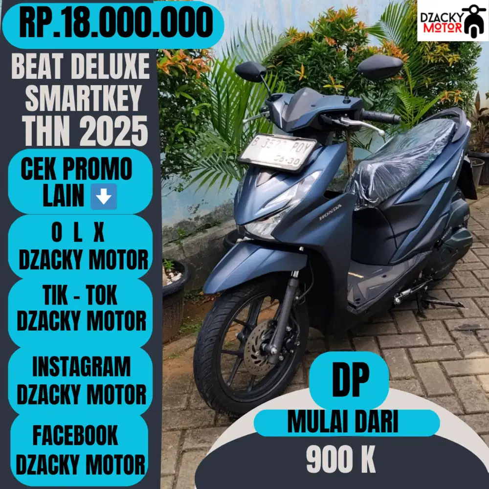 BEAT DELUXE SMARTKEY THN 2025 SECOND LIKE NEW