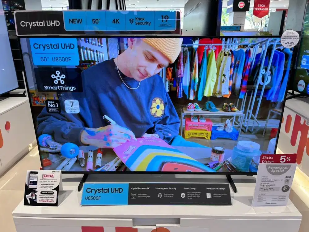 TV SAMSUNG LED SMART 4K 50 INCH UA50U8500FKXXD