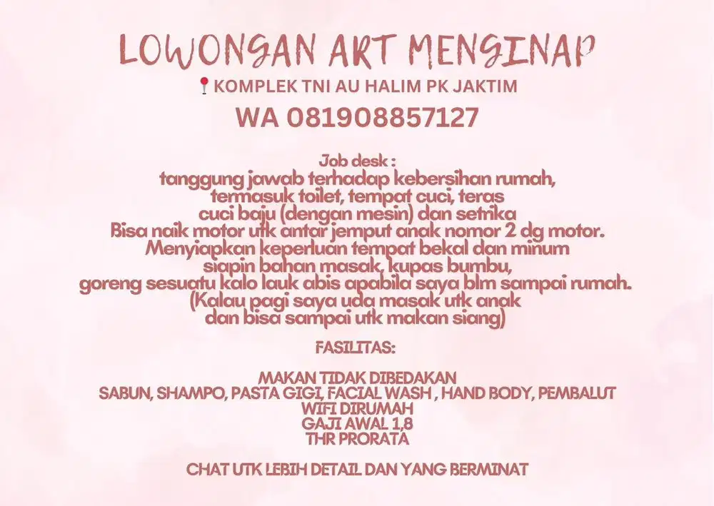 Art menginap jakarta timur