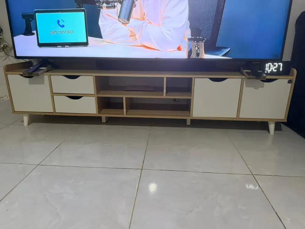 Rak TV PIRA warna PRO OAK WHITE