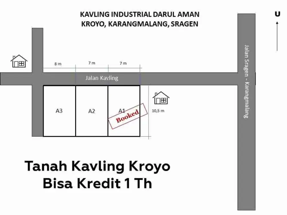 tanah Kavling Kroyo Sragen
