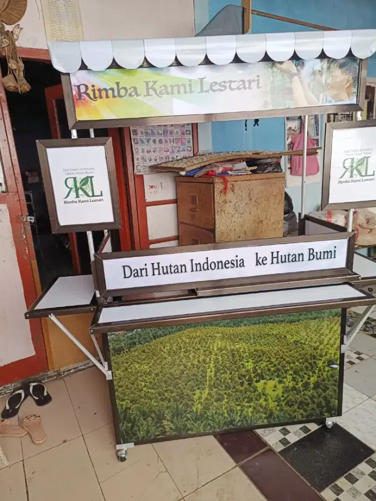 Dijual gerobak /stan lipat