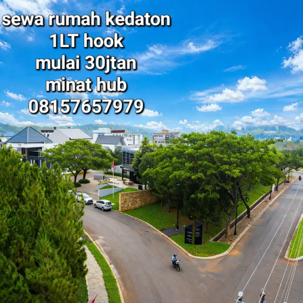 Sewa/kontrak pojokhook kedaton terrace bsb hilago citraland BU cepat