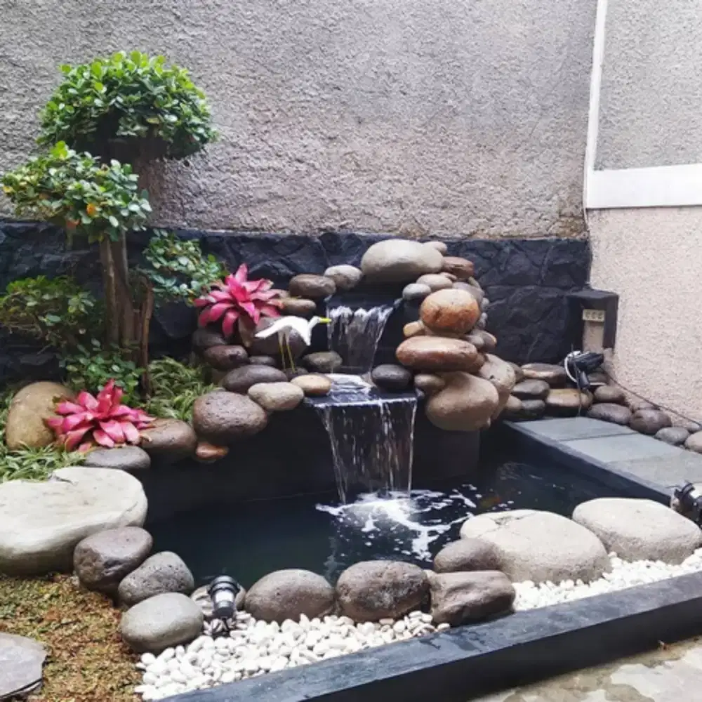 Tukang kolam ikan koi-kolam natural-kolam minimalis
