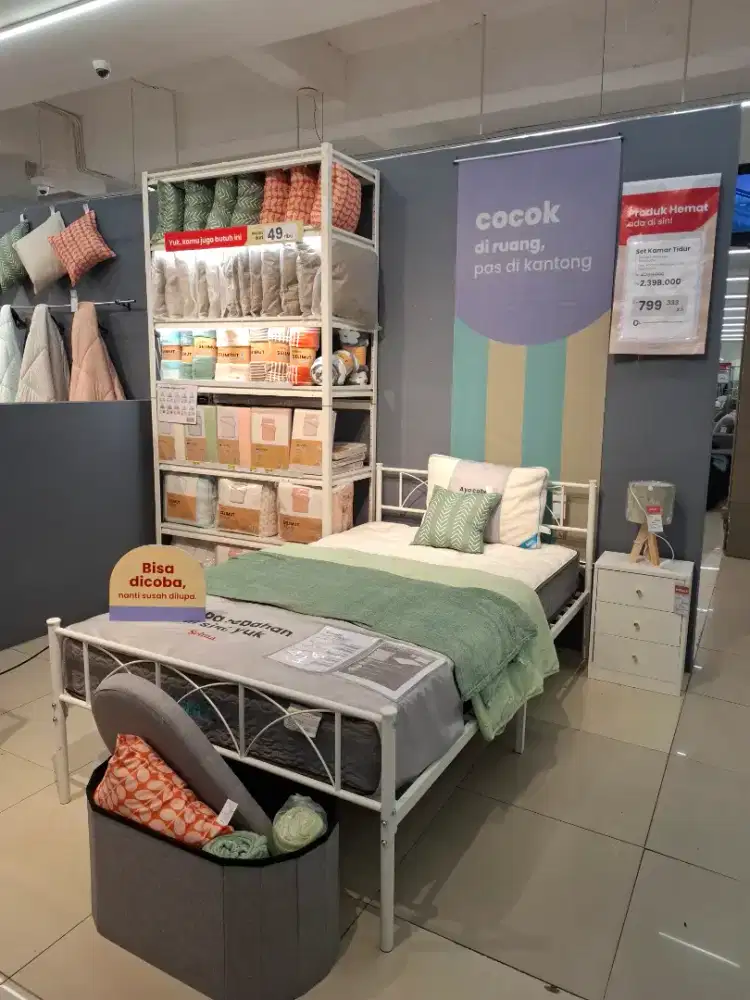 SET DIVAN BESI + KASUR POCKET 2JTAN