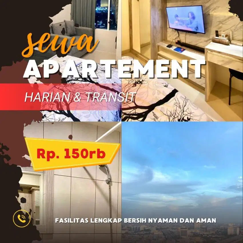 SEWA APARTEMEN HARIAN/TRANSIT BASSURA CITY JAKARTA TIMUR TERMURAH