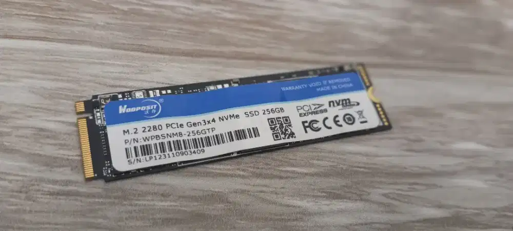 Nvme 256 GB normal. Siap. Pakai