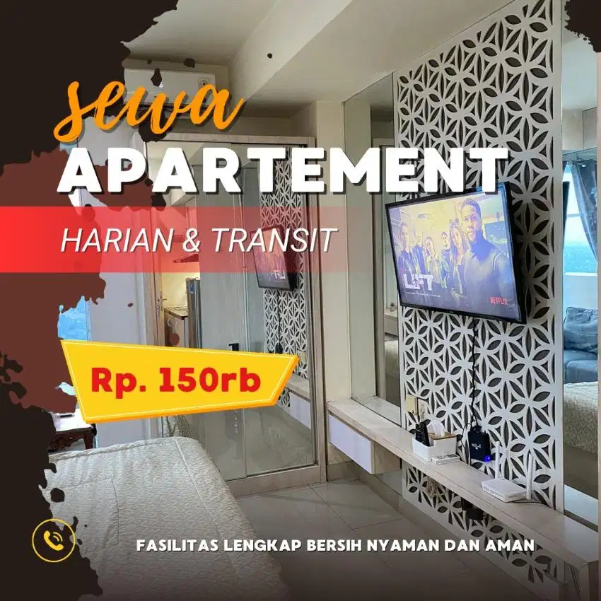 SEWA APARTEMEN KALIBATA CITY HARIAN/TRANSIT TERMURAH JAKARTA SELATAN
