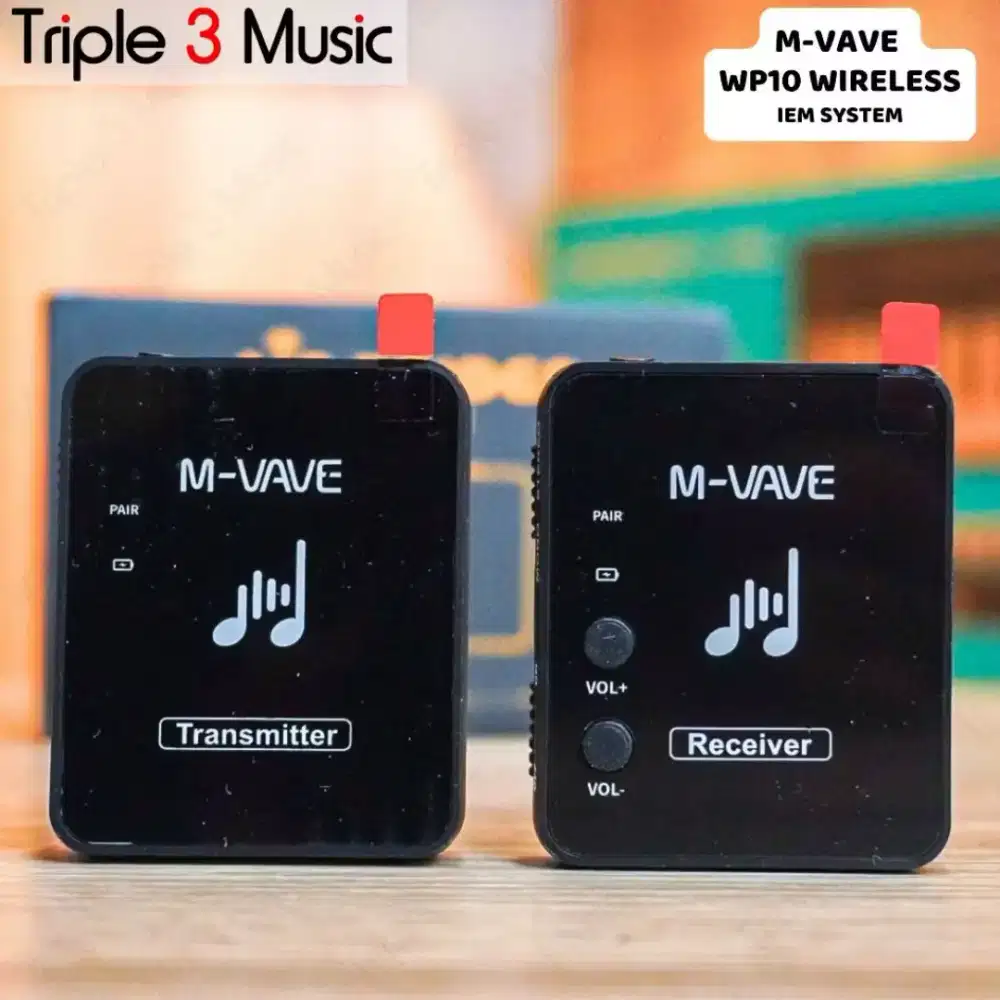M-Wave WP 10 2.4GHz Wireless IEM receiver dan transmitter