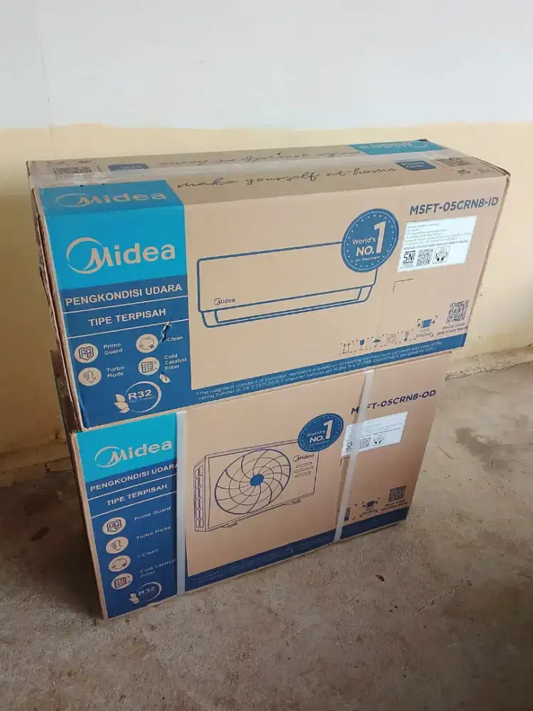 AC Midea 1/2 PK baru