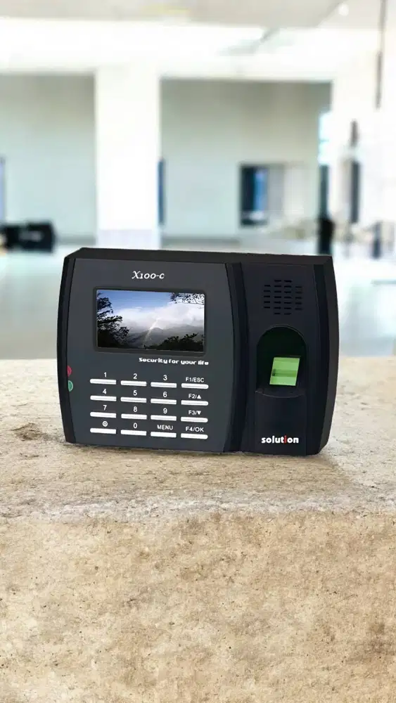 Solution X100-C Mesin Absensi Fingerprint, Sidik Jari