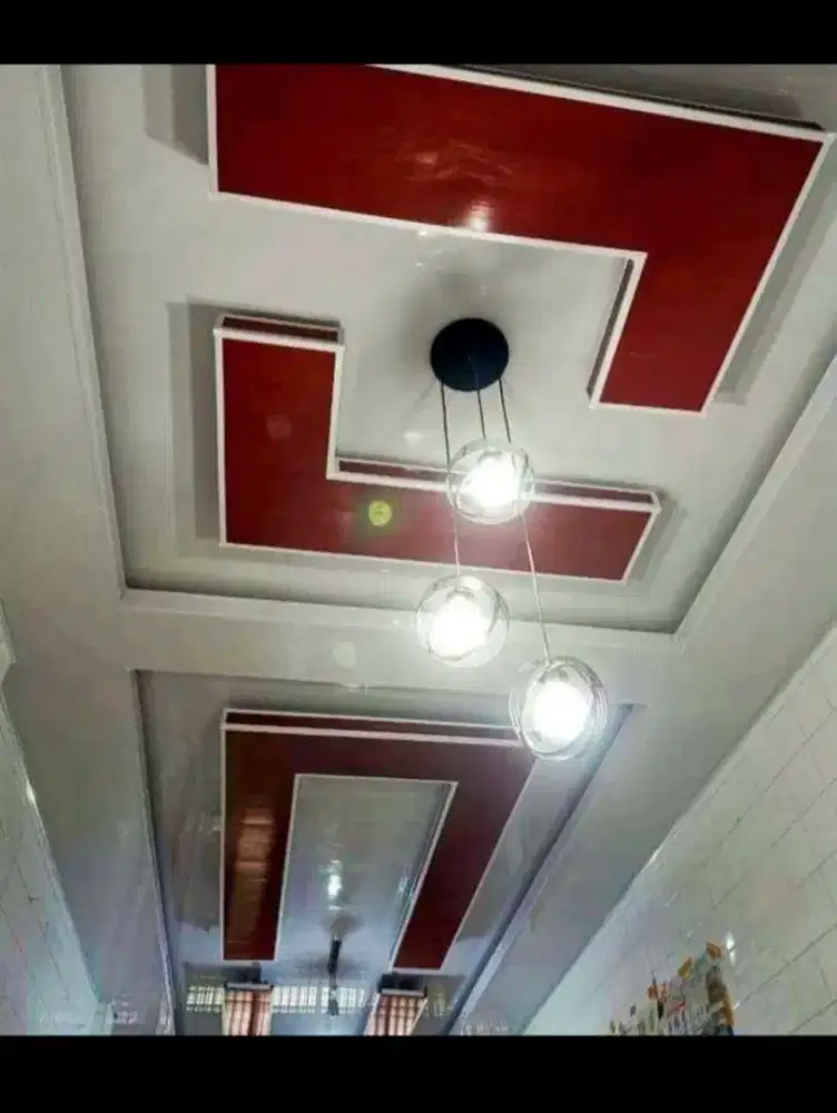Plafon PVC dan kanopi tanpa DP