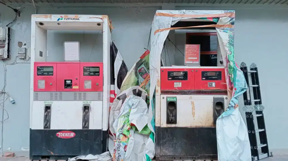 Mesin dispenser pompa bensin