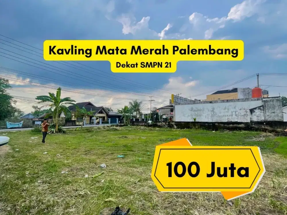 Kavling Palembang Mata Merah SHM dekat SMPN 21