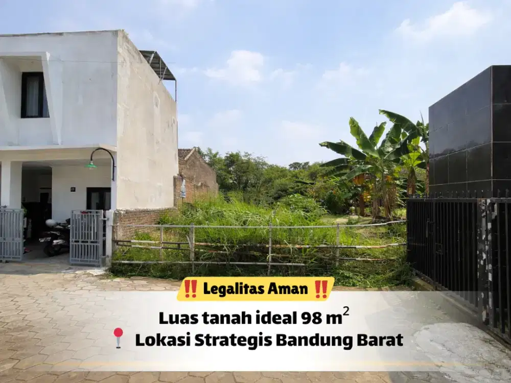 Cihanjuang Dalam Komplek – Tanah 98m² SHM + IMB