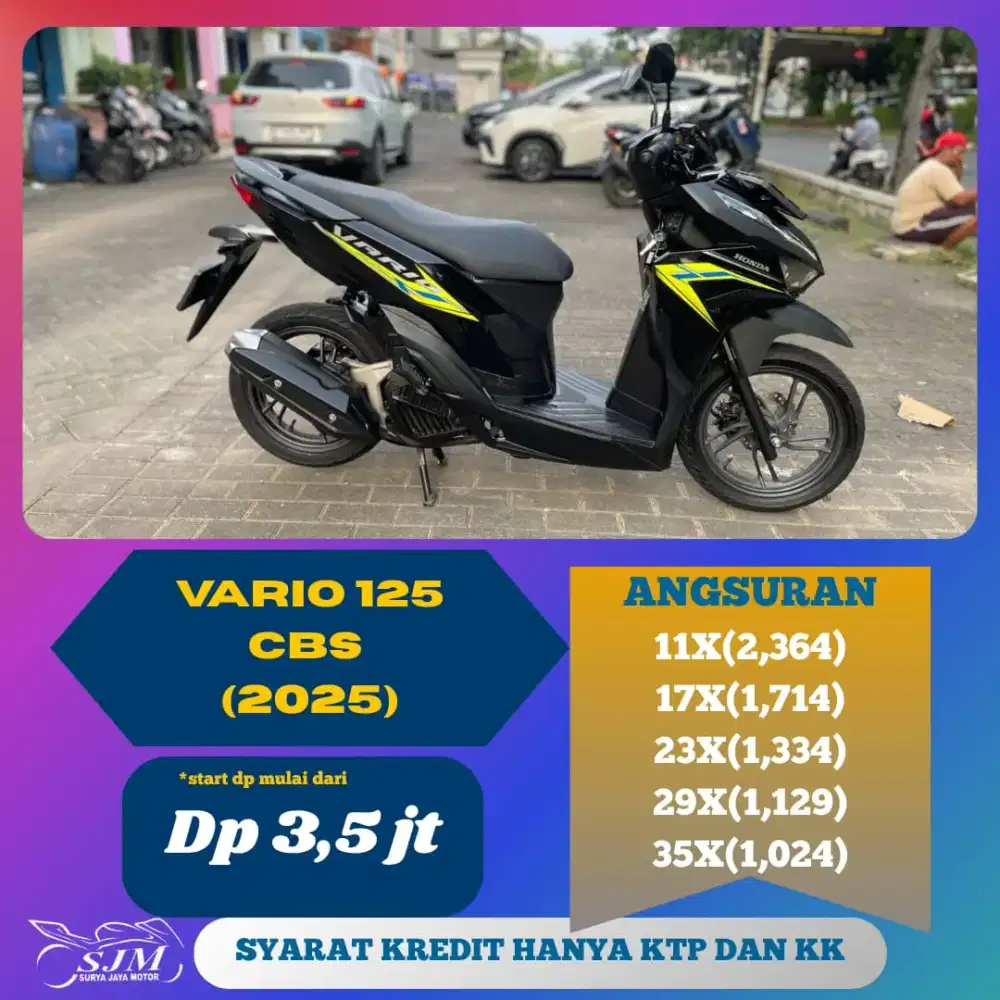 HONDA VARIO 125 CBS 2025 MESIN HALUS