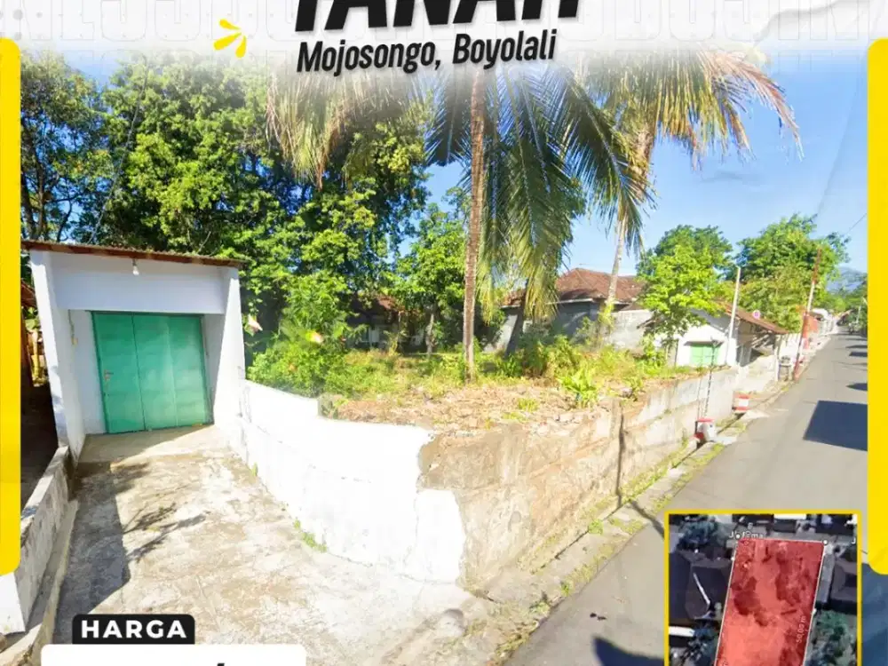 Tanah Strategis 1.106 m² Mojosongo Boyolali, Lahan Matang Siap Bangun Dekat Pusat Kota