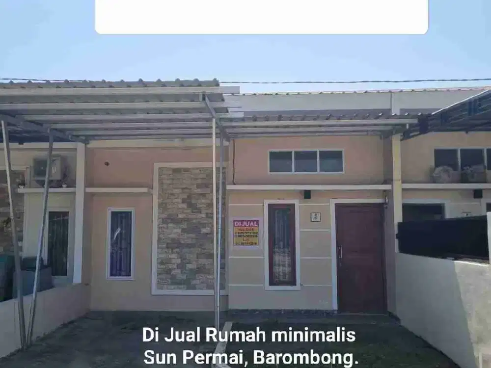 Di Jual Rumah minimalis, Sun Permai, Barombong