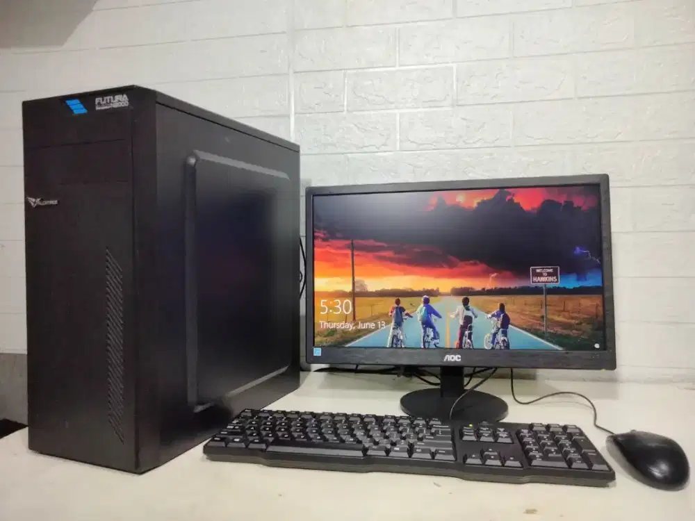 PC set Murah Core i3 4130 RAM 8 HDD 500 + LED 19in Key Mouse sepaket