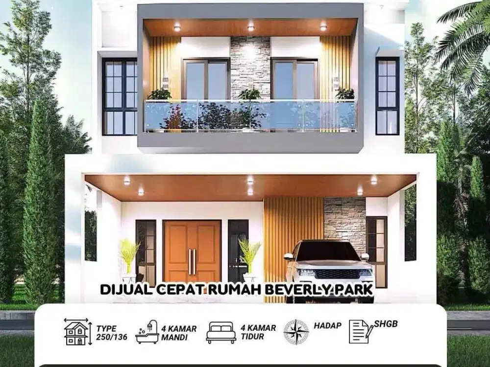 Dijual Rumah Cantik Full Renov Beverly Park Batam Center