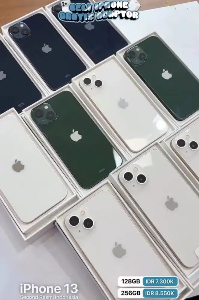 iPhone 13 second iBox tanpa DP