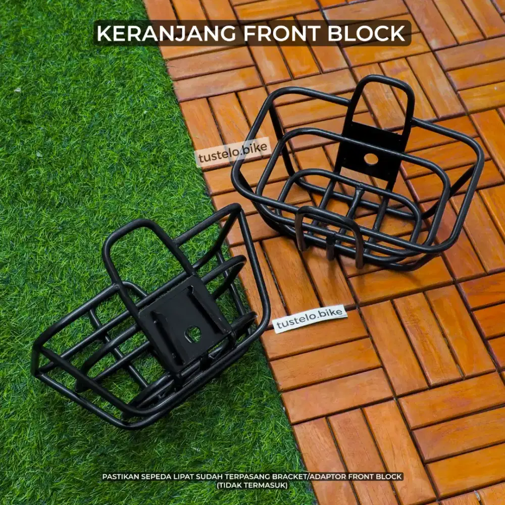 Keranjang Front Block Sepeda Lipat