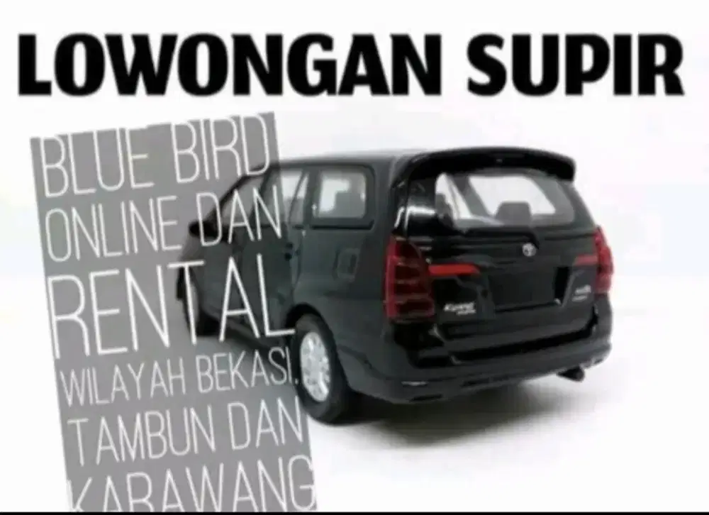 Lowongan Supir / Driver / Pengemudi / Sopir