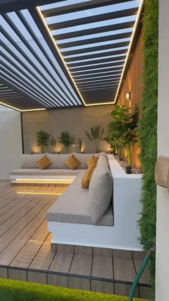 Teras estetik bisa custom