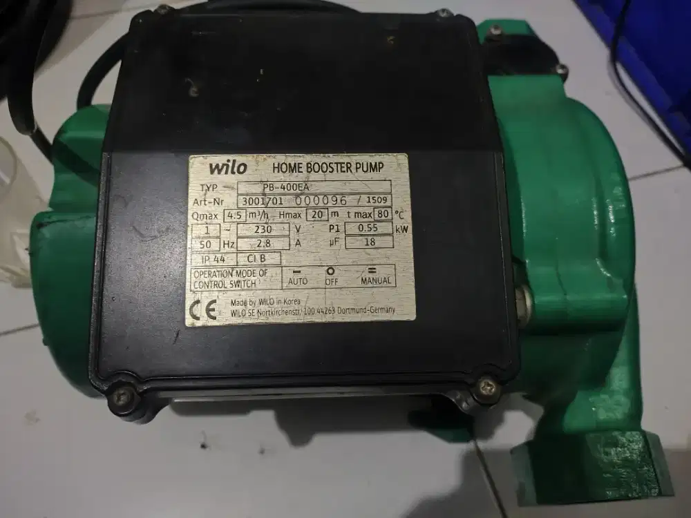 Mesin pendorong Wilo PB-400EA
