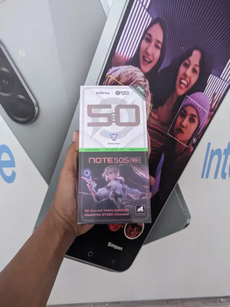 Fast respon WA Infinix Note 50s 5G 8+8/256 Garansi resmi 1thn