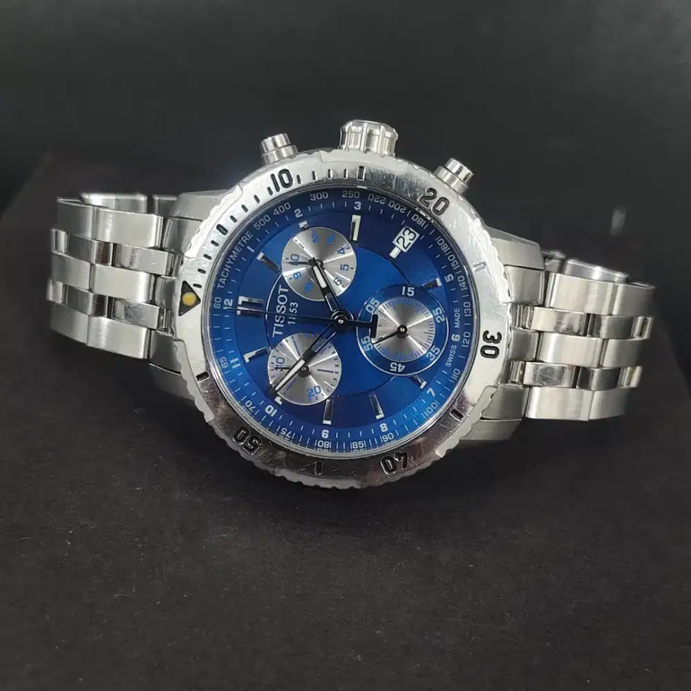 Tissot PRS 200 Chronograph Marine Blue Dial T067.417.11.o41.oo quartz