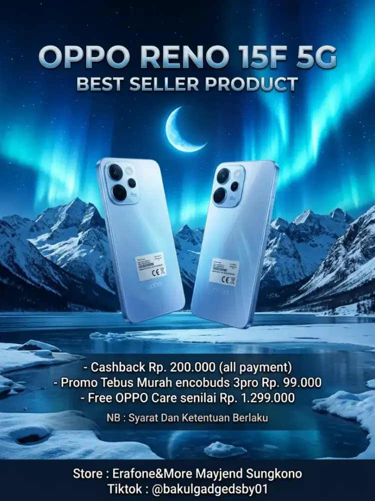 OPPO RENO 15F SERIES cashback bank debit