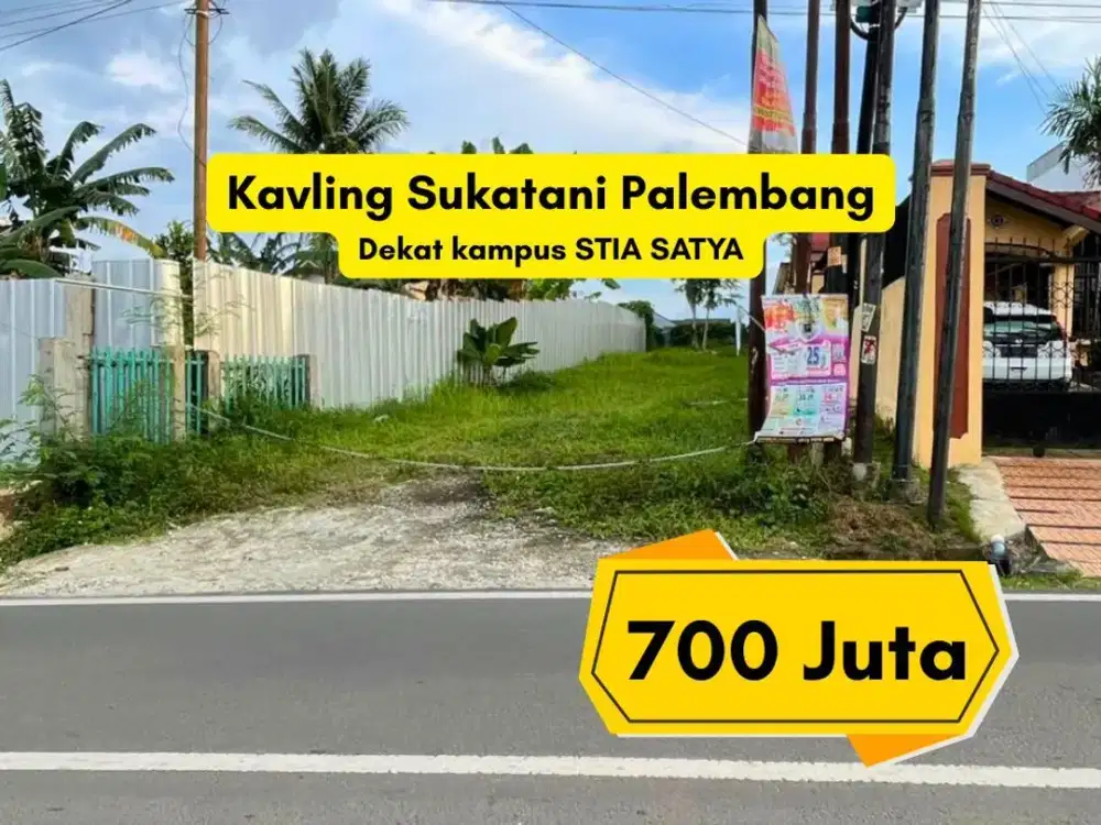 Tanah Pinggir Jl.Sukatani dekat Yuka Residence SHM