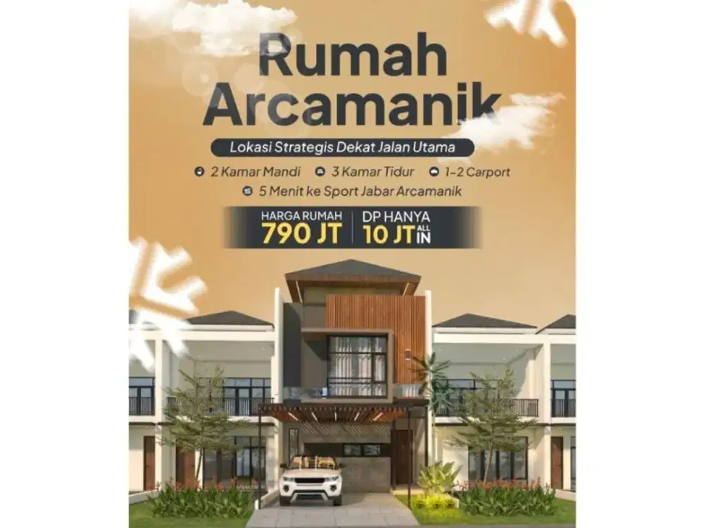 Rumah, 2 Lantai, SHM di Arcamanik Bandung