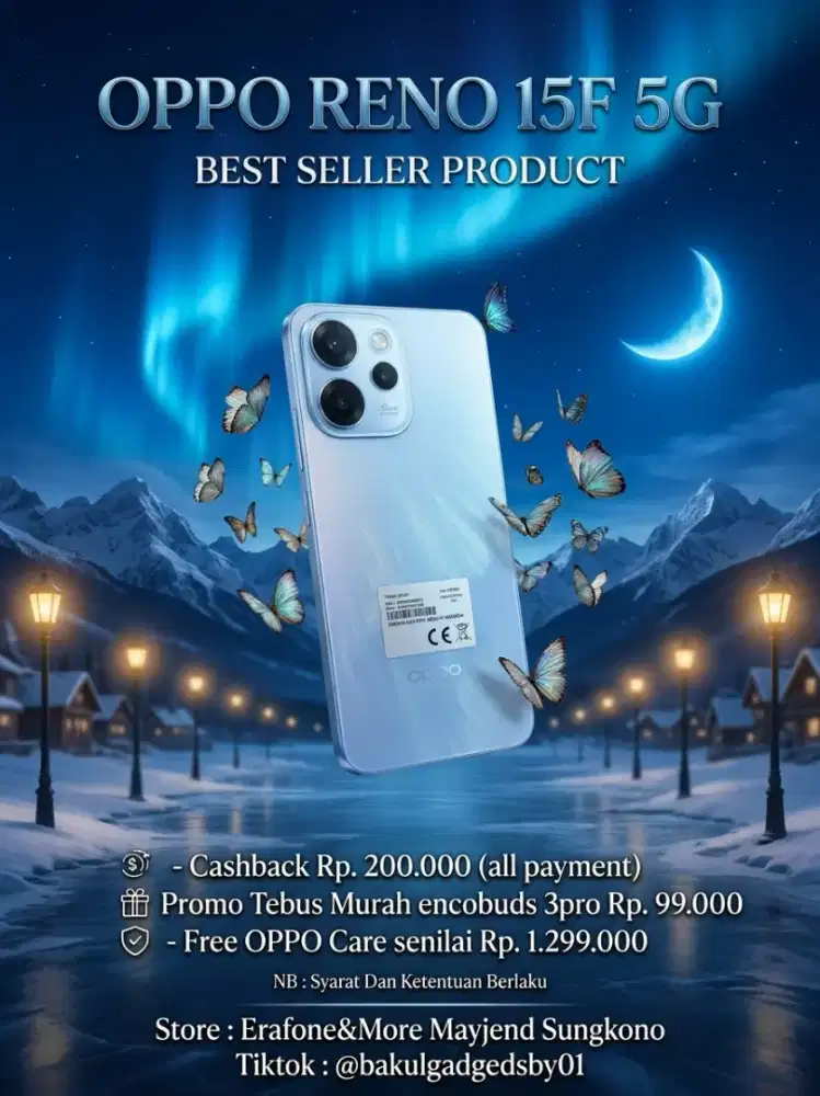 READY OPPO RENO 15 SERIES CASHBACK BANK