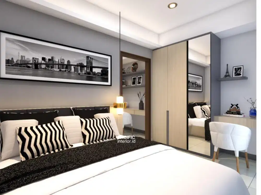 Jual Cepat Apartemen Roseville Type 1BR 40sqm Fully Furnish - Sudah Tersewa Siap Di Investasikan