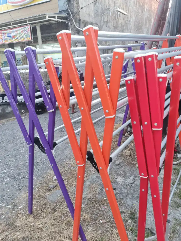 Jemuran almunium W  besar Rajati