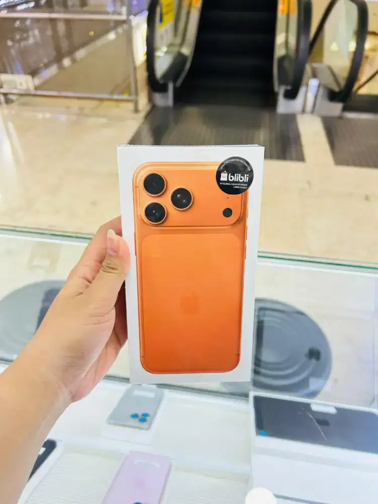 NEW iPhone 17 PRO MAX 256 Orange SEGEL Resmi iBox indonesia