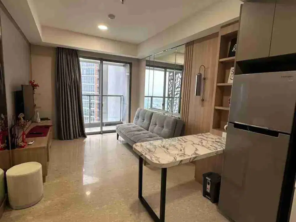 Disewakan Apartemen Gold coast 1br uk 51m Full Furnished