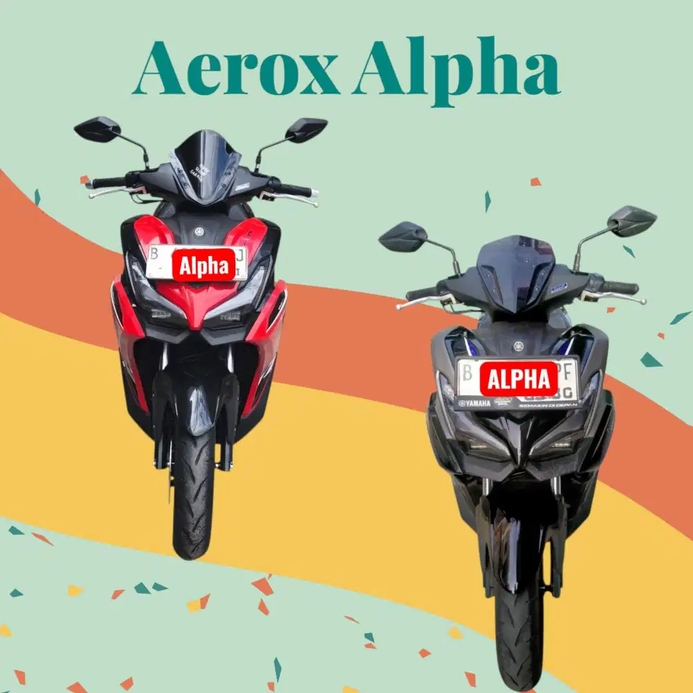 Promo dp 1jt Yamaha Aerox Alpha connected (KTP daerah bs kredit)