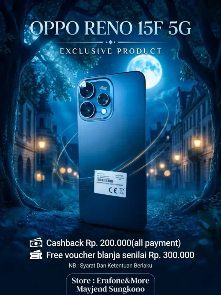 PROMO OPPO RENO 15 5G CASHBACK