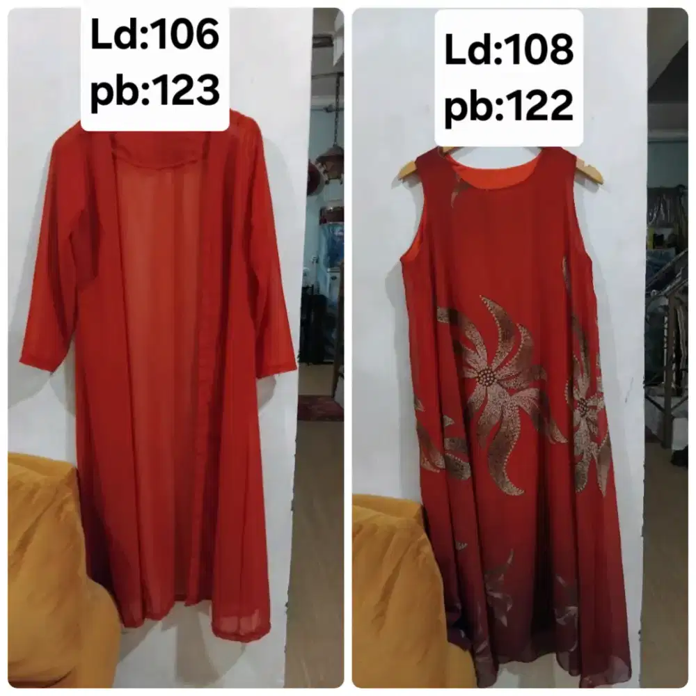 Longdres motif elegan Size:XL