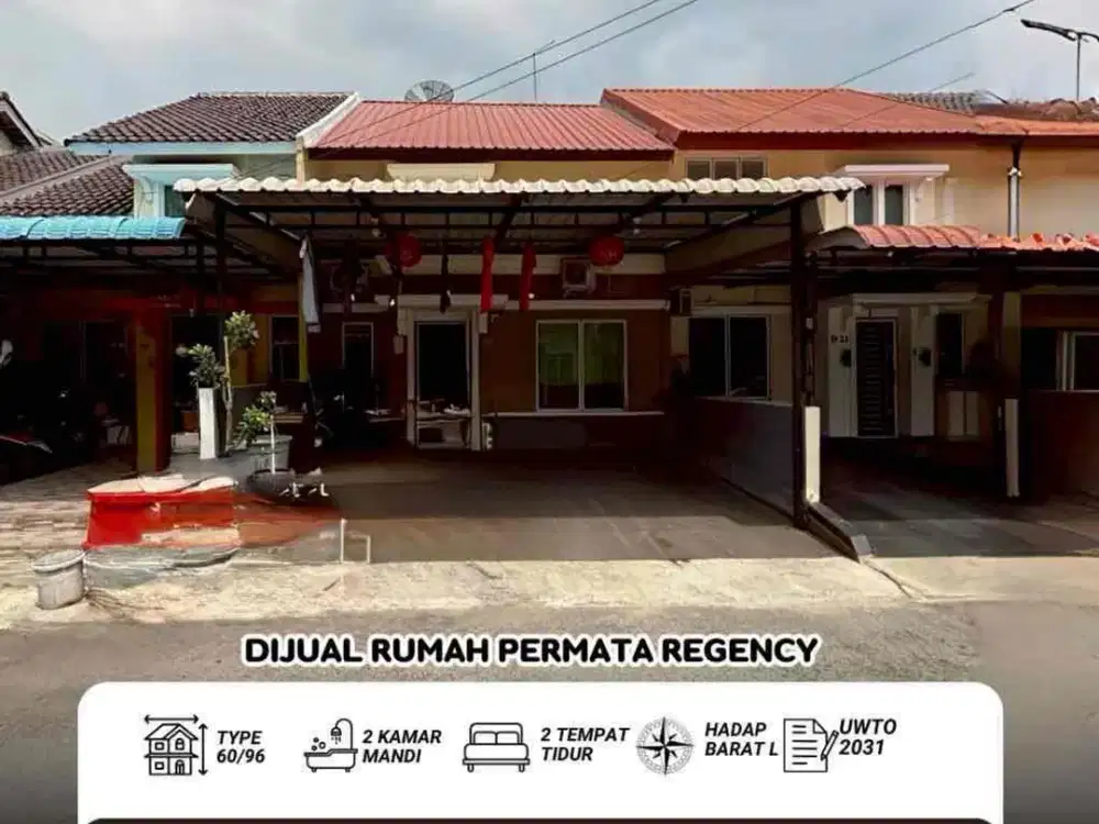 Dijual Rumah Permata Regency baloi batam